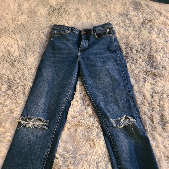 Forever 21 Blue Jeans Medium - Picture 3 of 16